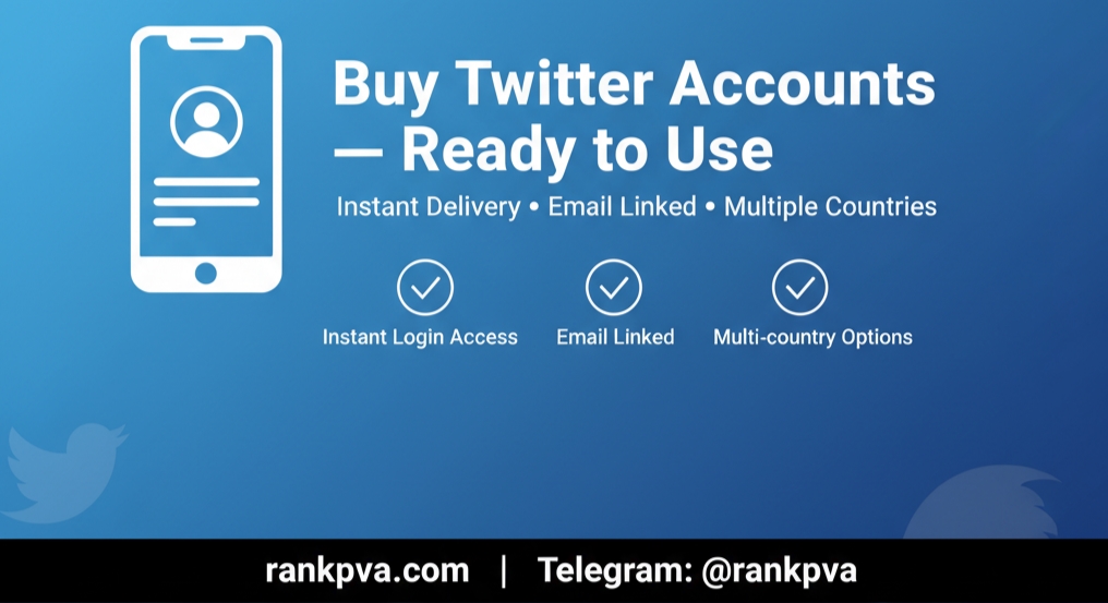 Buy Twitter accounts